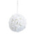 7" Rose Ball Hanger Cream