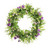 30cm Pansy/Daisy Wreath Purple