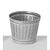 12cm Metal Planter Silver