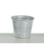 16cm Metal Pot Silver