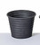 18cm Metal Pot Black