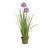 84cm Allium Grass w/Zinc Pot Purp