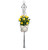105cm Macrame Hanger W/Ring Grey
