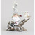 53cm Resin Santa on Tree Orn. LED
