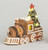 19cm Resin Gingerbread Train LED