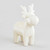 18cm Dolomite Moose Ornament Cream