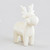 18cm Dolomite Moose Ornament Cream