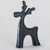 25cm Dolomite Moose Ornament Black