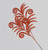 68cm Peacock Fern Spray Red