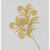 68cm Peacock Fern Spray Gold