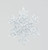 15cm Snowflake w/Tinsel Decoration