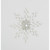 30cm Glitter Snowflake Champagne