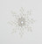 30cm Glitter Snowflake Champagne
