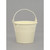 Bucket Zinc Cream 9.5Cm High