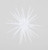 30cm Acrylic Snowflake Hanger Clea