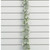 180cm Flock Cedar Garland Green