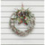 50cm Frosted Cone/Ribbon Wreath