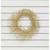 36cm Glitter Twig Wreath Gold