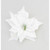 25cm Poinsettia w/Clip Cream