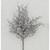 56cm Glitter Berry Spray Silver