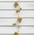 120cm Glitter Cone Garland Gold