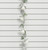 120cm Frosted Rose Garland Cream