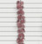 6ft Glitter Fern Garland Burgundy