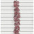 6ft Glitter Fern Garland Burgundy