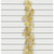 6ft Glitter Fern Garland Gold