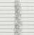6ft Glitter Fern Garland Silver