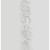 120cm Flocked Berry Hanger White