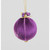 100mm Fabric/Bead Ball Dec Purple