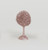 20cm Glitter Tree Ornament Rose