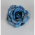 13cm Glitter Rose w/Clip Turqoise