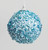 80mm Glitter/Sequin Ball Aqua