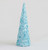 25cm Glitter/Sequin Cone Aqua