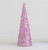 25cm Glitter/Sequin Cone Pink