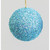 100mm Glitter/Gem Ball Aqua