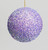 120mm Glitter/Bead Ball Lilac