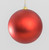 30cm Matt Xmas Ball Red