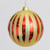 20cm Ball Decoration Gold/Red