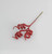 28cm Glitter Twisted Pick Red