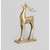49cm Metal Reindeer Ornament Gold