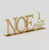 38cm Metal 'Noel' Ornament Gold