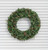 48" Cone/Rattan Ball Wreath