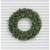 48" Cone/Rattan Ball Wreath