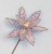 48cm Sequin Leaf Poinsettia Irid.