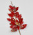 82cm Tartan Fabric Holly Spray