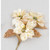 88cm Poinsettia Spray x3 Cream