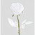59cm Sequin Rose Spray White